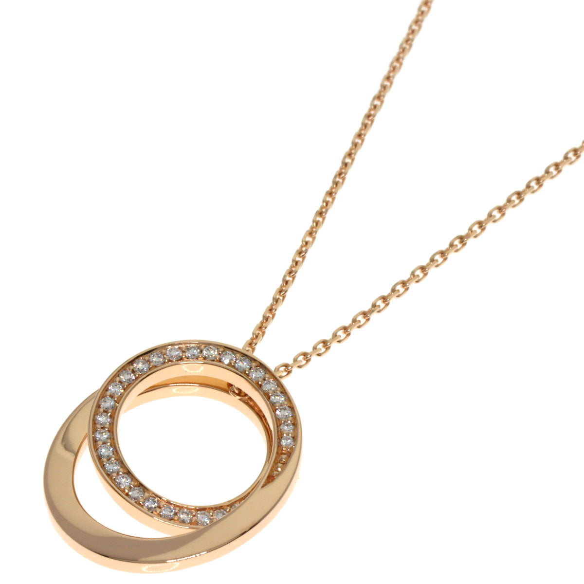 CARTIER カルティエ エタンセル ダイヤモンド ネックレス K18PG レディース 中古
