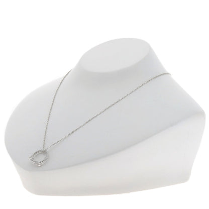 CARTIER カルティエ アントルラセ ダイヤモンド ネックレス K18WG レディース 中古