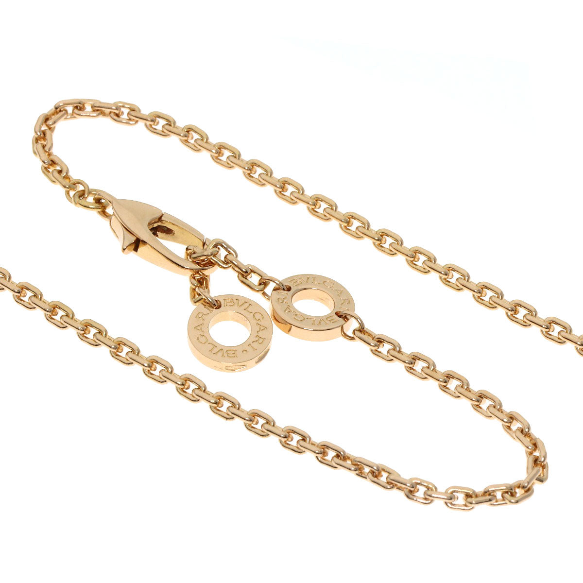 BVLGARI ブルガリ セルペンティ マラカイト ダイヤモンド ネックレス K18PG レディース 中古