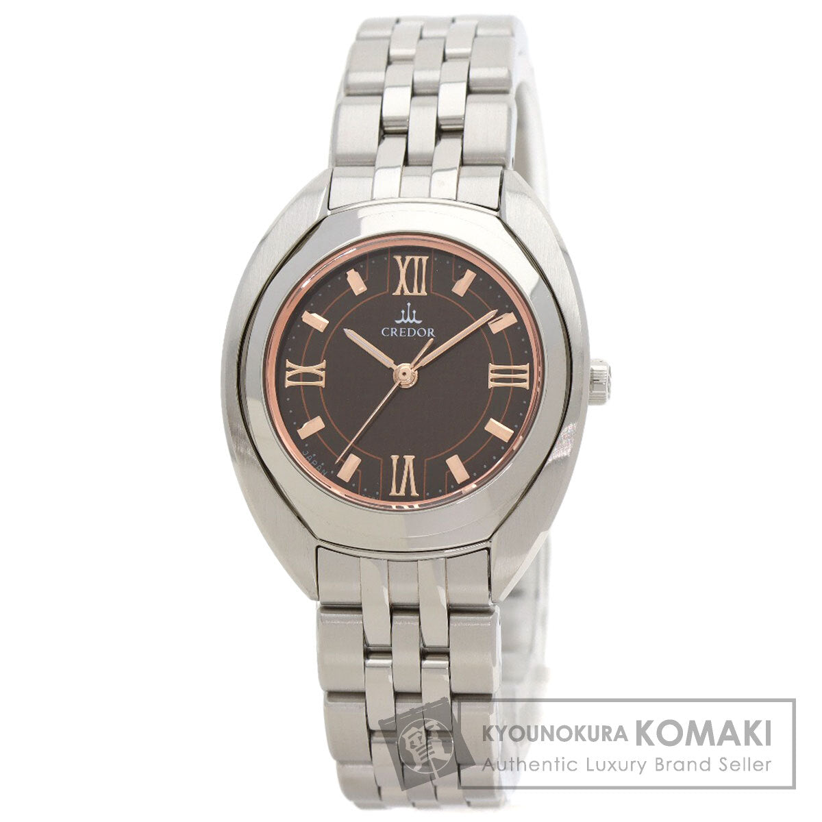 SEIKO セイコー GSAS053 4J81-0AN0 クレドール 腕時計 SS レディース 中古