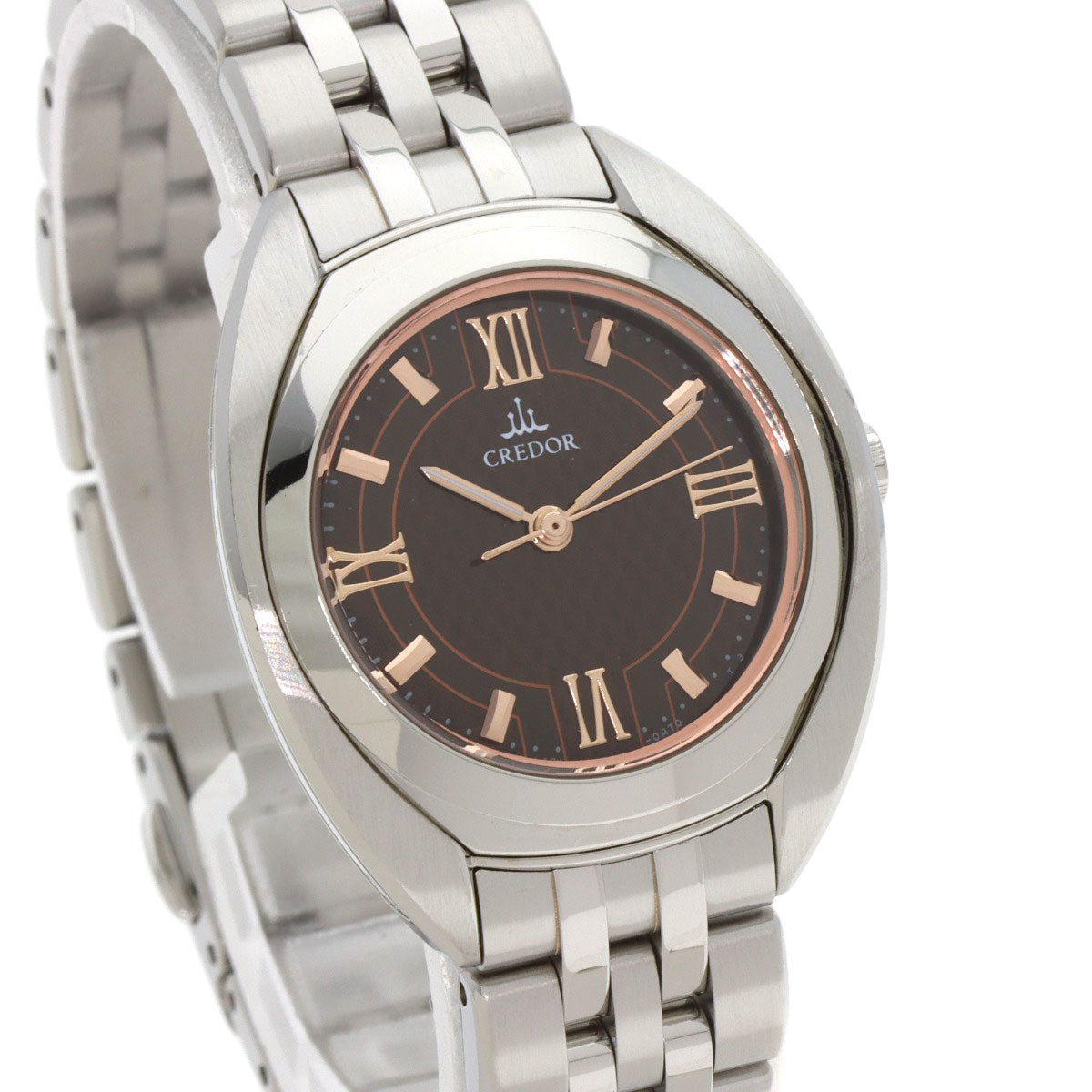 SEIKO セイコー GSAS053 4J81-0AN0 クレドール 腕時計 SS レディース 中古