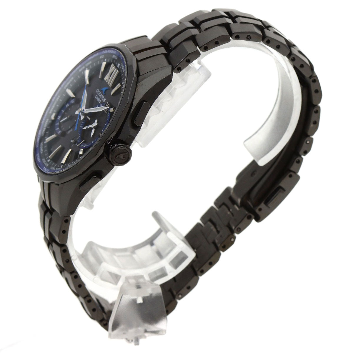 CASIO カシオ OCW-S3400B-1AJF オシアナス マンタ 腕時計 チタニウム メンズ 中古