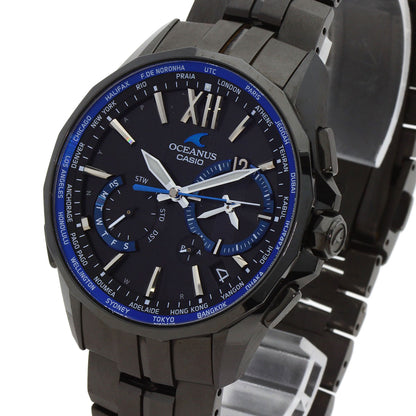 CASIO カシオ OCW-S3400B-1AJF オシアナス マンタ 腕時計 チタニウム メンズ 中古