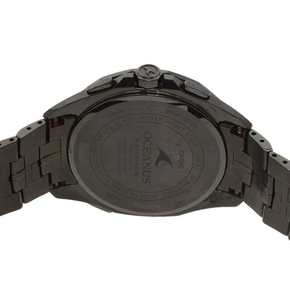 CASIO カシオ OCW-S3400B-1AJF オシアナス マンタ 腕時計 チタニウム メンズ 中古