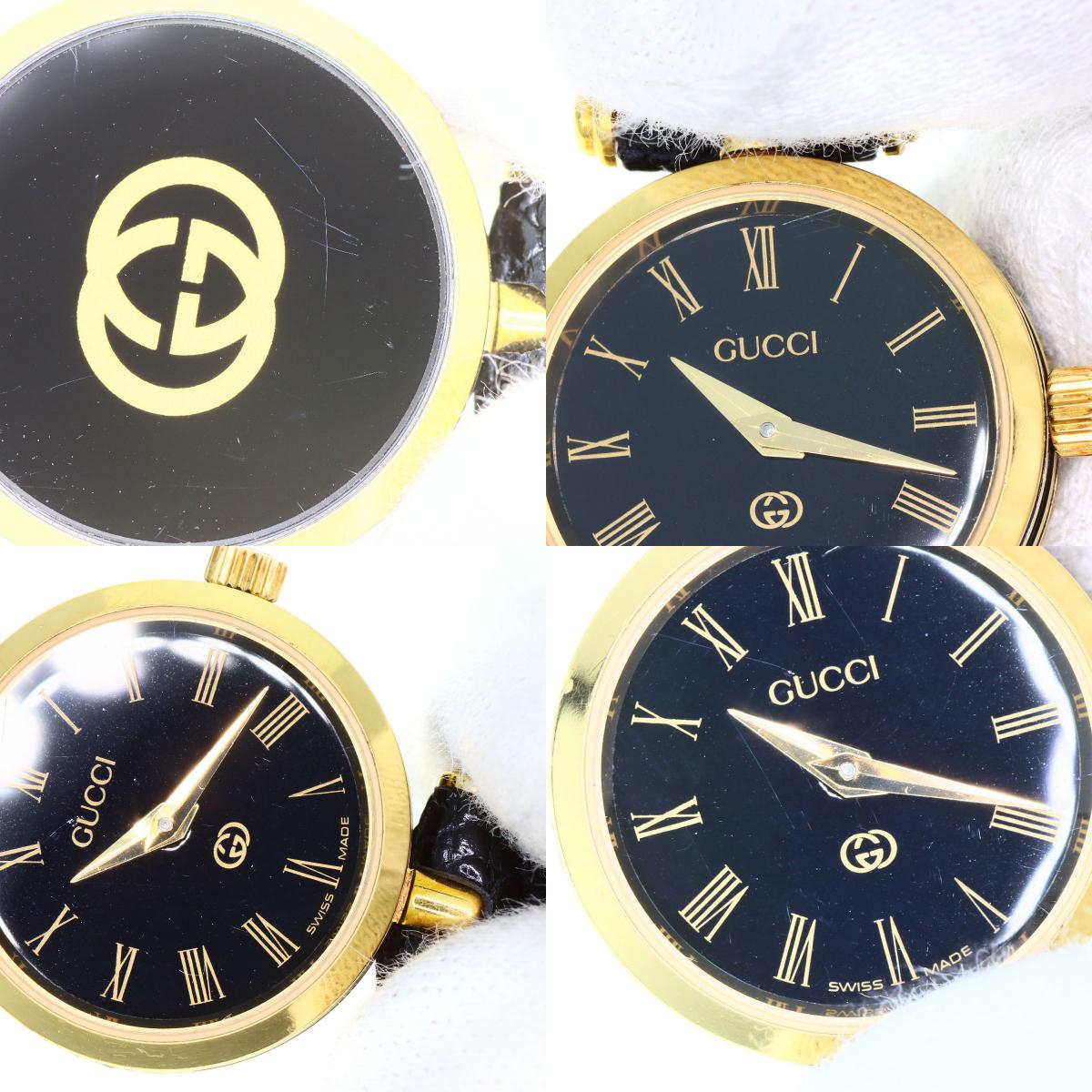 GUCCI グッチ 2040L シェリーライン 腕時計 GP レディース 中古