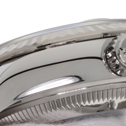 ROLEX ロレックス 279174G デイトジャスト 10P ダイヤモンド ダークグレー 腕時計 SS レディース 中古