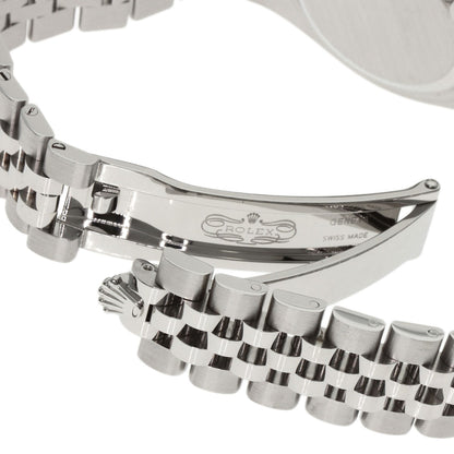 ROLEX ロレックス 279174G デイトジャスト 10P ダイヤモンド ダークグレー 腕時計 SS レディース 中古
