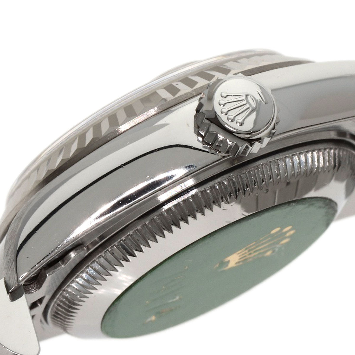 ROLEX ロレックス 79174 デイトジャスト 10P ダイヤモンド 腕時計 SS レディース 中古