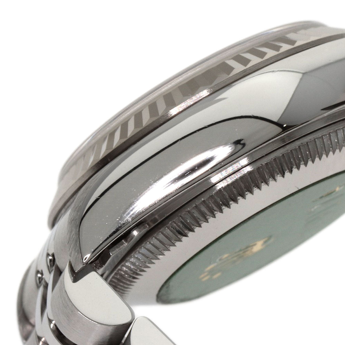 ROLEX ロレックス 79174 デイトジャスト 10P ダイヤモンド 腕時計 SS レディース 中古