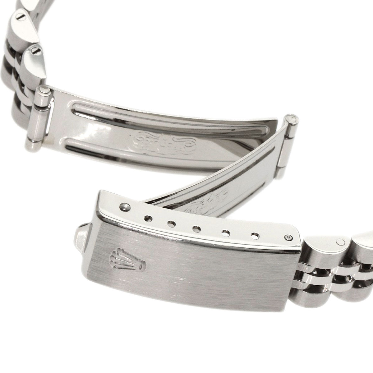 ROLEX ロレックス 79174 デイトジャスト 10P ダイヤモンド 腕時計 SS レディース 中古