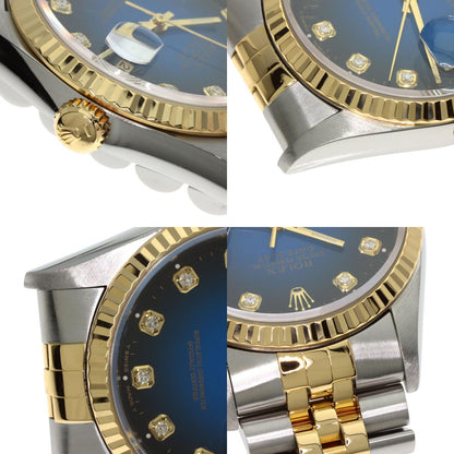 ロレックス 16233G デイトジャスト 10P ダイヤモンド ブルーグラデーション 腕時計 中古 商品画像17