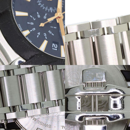 VERSACE ヴェルサーチ VEM8 メデューサ クロノグラフ 腕時計 SS メンズ 中古