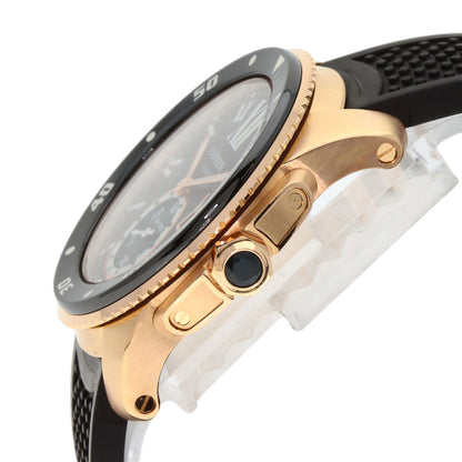 CARTIER カルティエ W7100052 カリブルドゥカルティエ ダイバー 腕時計 K18PG メンズ 中古