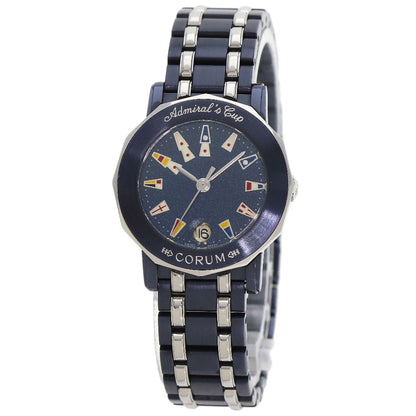 CORUM コルム 39.130.30.V585 アドミラルズカップ 腕時計 SS レディース 中古