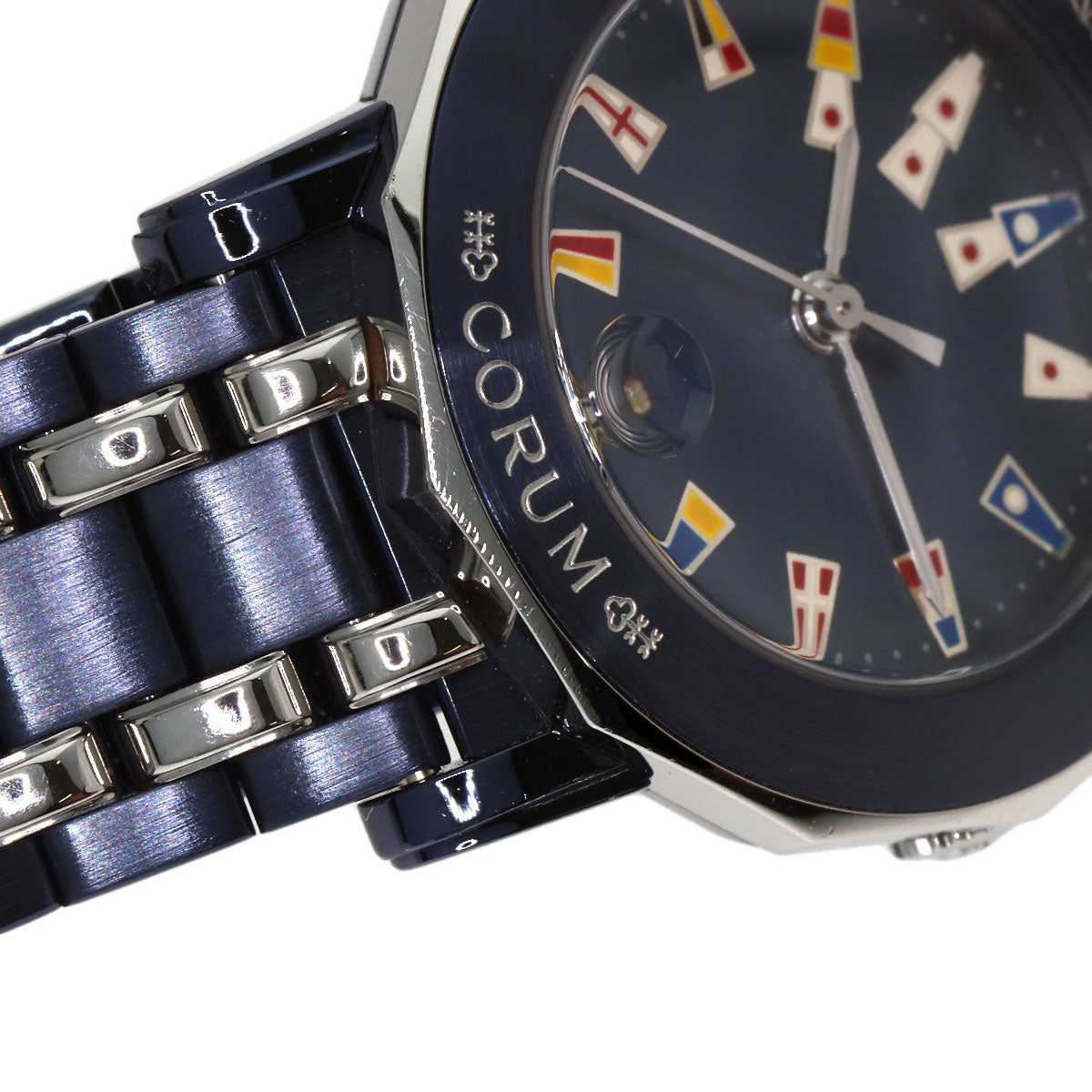 CORUM コルム 39.130.30.V585 アドミラルズカップ 腕時計 SS レディース 中古