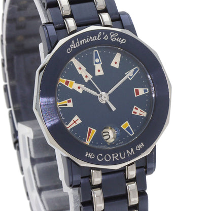 CORUM コルム 39.130.30.V585 アドミラルズカップ 腕時計 SS レディース 中古