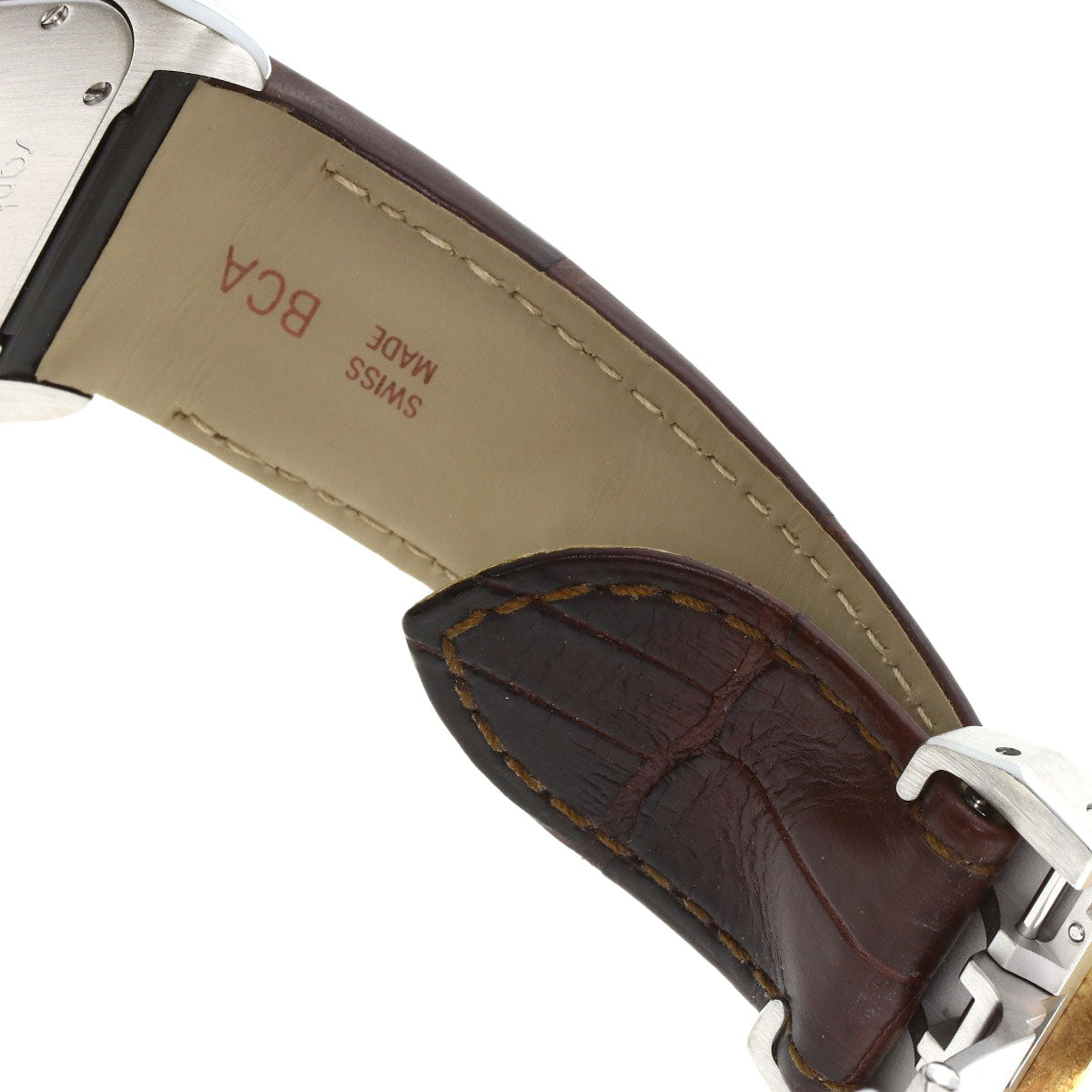 CARTIER カルティエ W20072X7 サントス100 LM 腕時計 SS メンズ 中古
