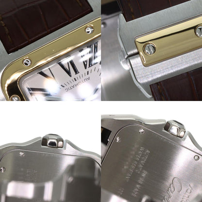 CARTIER カルティエ W20072X7 サントス100 LM 腕時計 SS メンズ 中古