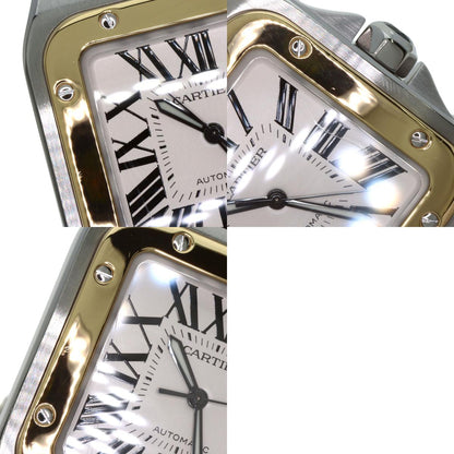 CARTIER カルティエ W20072X7 サントス100 LM 腕時計 SS メンズ 中古