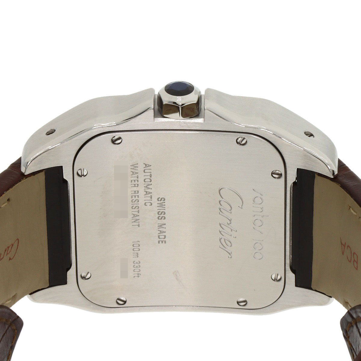 CARTIER カルティエ W20072X7 サントス100 LM 腕時計 SS メンズ 中古