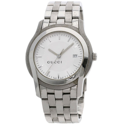 GUCCI グッチ 5500XL ラウンドフェイス 腕時計 SS メンズ 中古