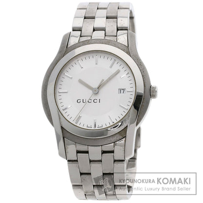 GUCCI グッチ 5500XL ラウンドフェイス 腕時計 SS メンズ 中古