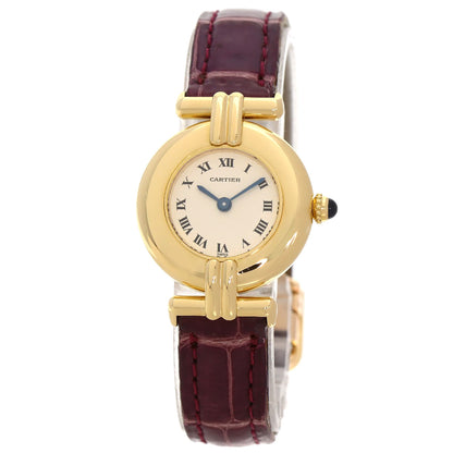 CARTIER カルティエ W15051A8 マスト コリゼ 腕時計 K18YG レディース 中古