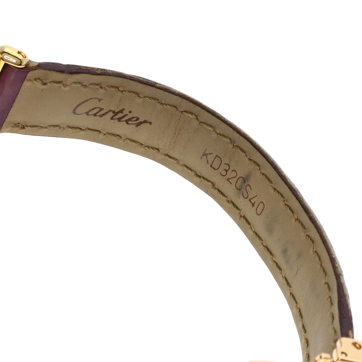 CARTIER カルティエ W15051A8 マスト コリゼ 腕時計 K18YG レディース 中古