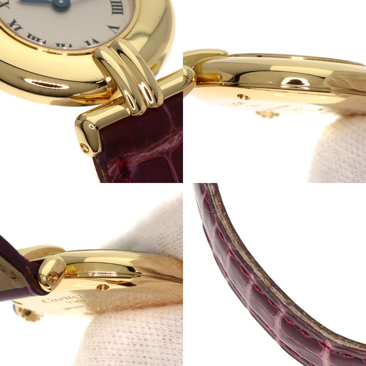 CARTIER カルティエ W15051A8 マスト コリゼ 腕時計 K18YG レディース 中古