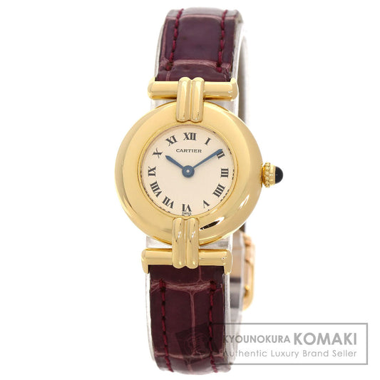 CARTIER カルティエ W15051A8 マスト コリゼ 腕時計 K18YG レディース 中古