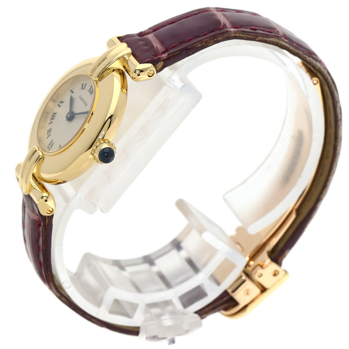 CARTIER カルティエ W15051A8 マスト コリゼ 腕時計 K18YG レディース 中古