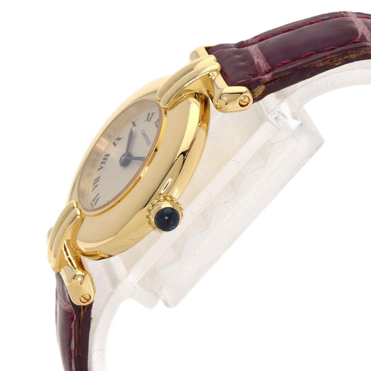 CARTIER カルティエ W15051A8 マスト コリゼ 腕時計 K18YG レディース 中古