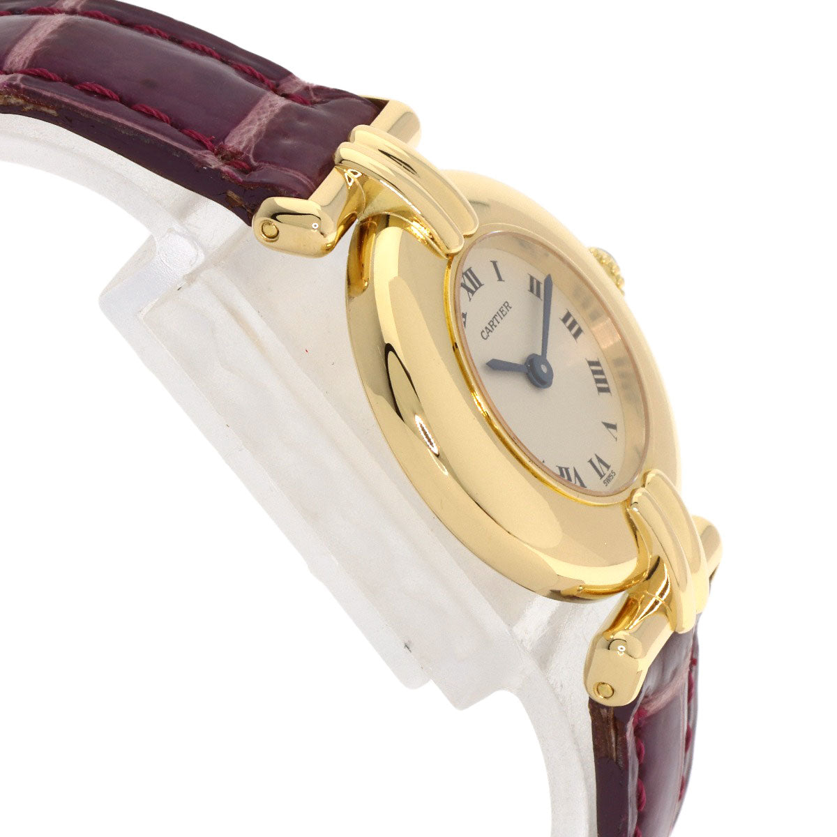 CARTIER カルティエ W15051A8 マスト コリゼ 腕時計 K18YG レディース 中古