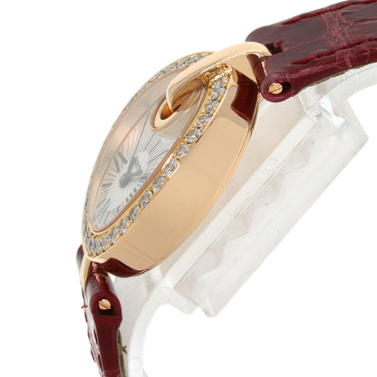 CARTIER カルティエ WG600007 カプティブ ドゥ カルティエ SM ベゼルダイヤモンド 腕時計 K18PG レディース 中古