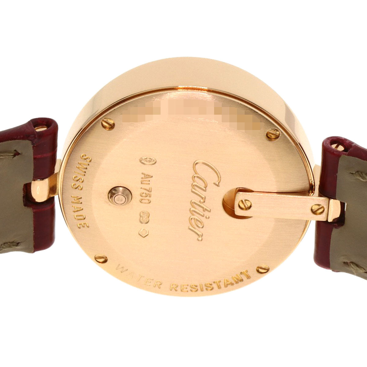CARTIER カルティエ WG600007 カプティブ ドゥ カルティエ SM ベゼルダイヤモンド 腕時計 K18PG レディース 中古