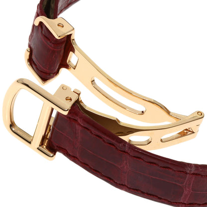CARTIER カルティエ WG600007 カプティブ ドゥ カルティエ SM ベゼルダイヤモンド 腕時計 K18PG レディース 中古