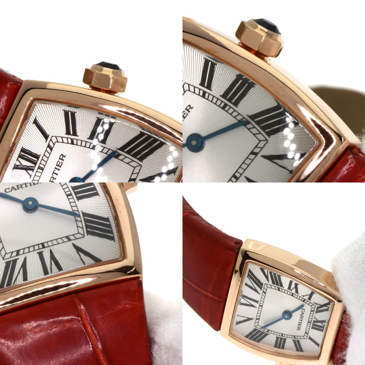 CARTIER カルティエ W6400356 ラドーニャ SM 腕時計 K18PG レディース 中古