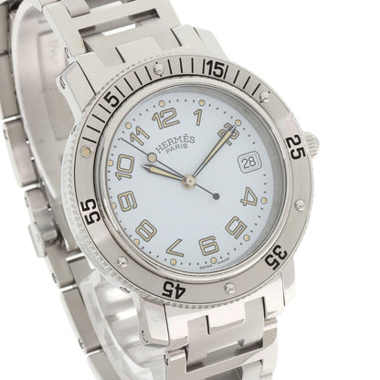 HERMES エルメス CL7.710 クリッパー ダイバー 腕時計 SS メンズ 中古