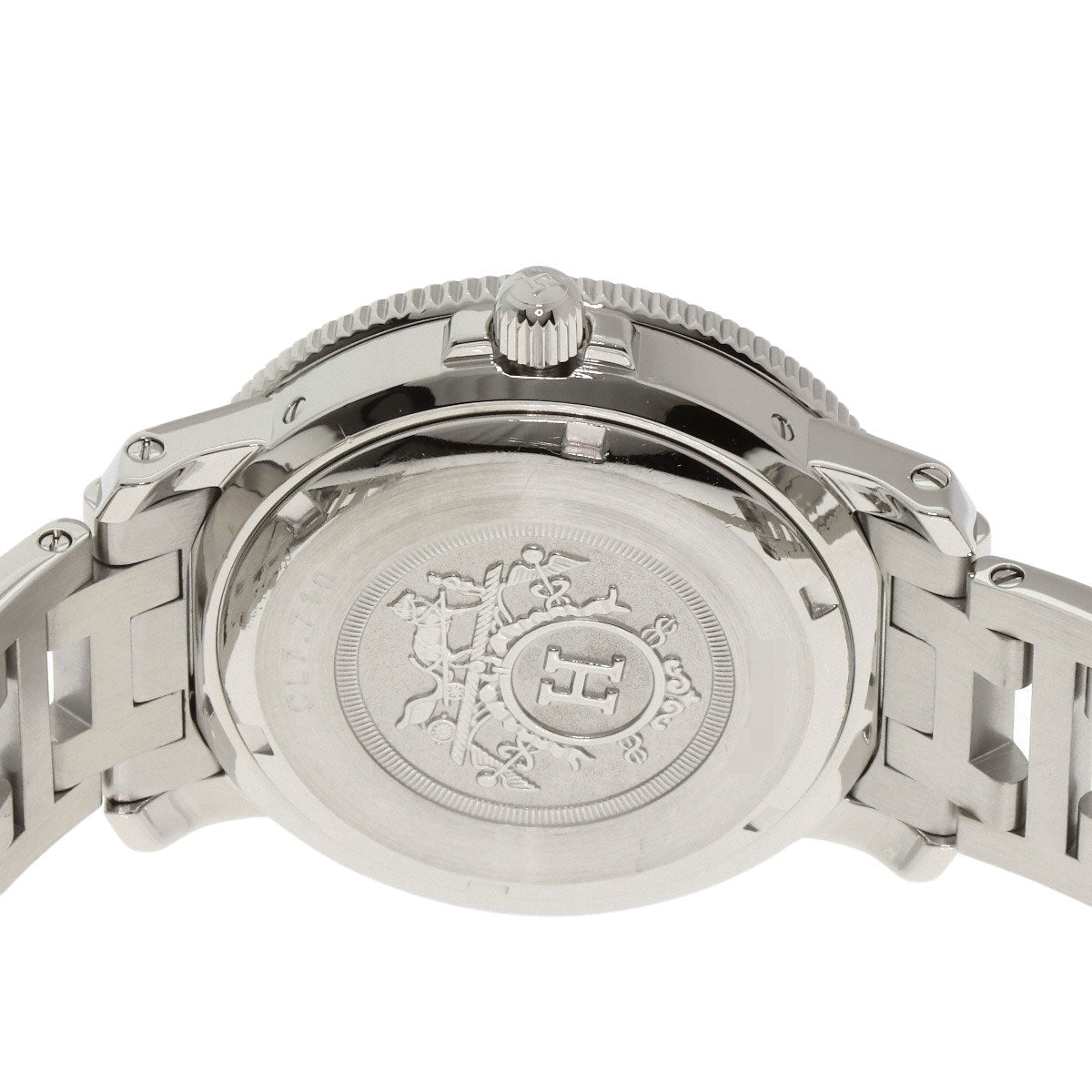 HERMES エルメス CL7.710 クリッパー ダイバー 腕時計 SS メンズ 中古