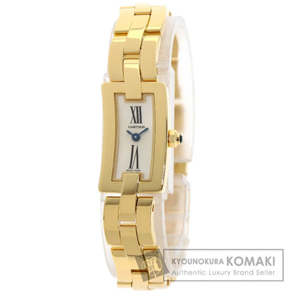 CARTIER カルティエ W700013J バレリーナ 腕時計 K18YG レディース 中古