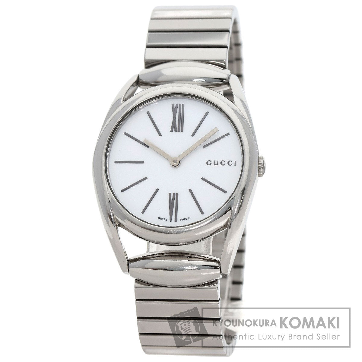 GUCCI グッチ 140.4 ホースビット 腕時計 SS メンズ 中古
