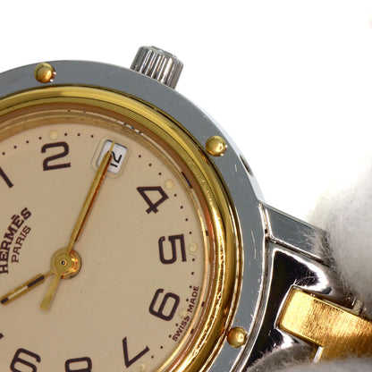 HERMES エルメス クリッパー 腕時計 SS レディース 中古