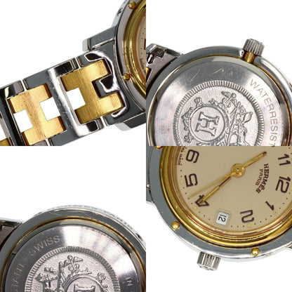 HERMES エルメス クリッパー 腕時計 SS レディース 中古
