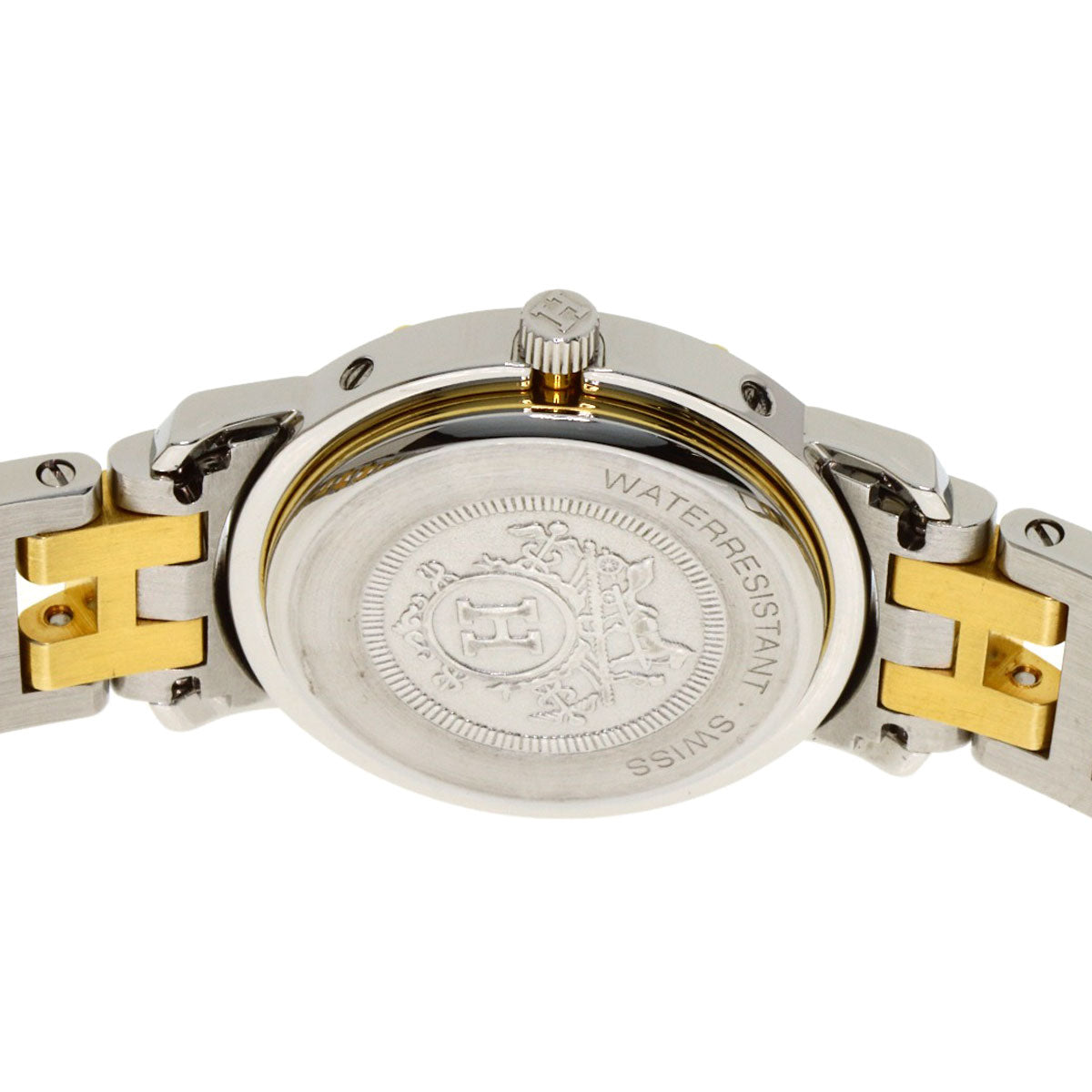 HERMES エルメス クリッパー 腕時計 SS レディース 中古