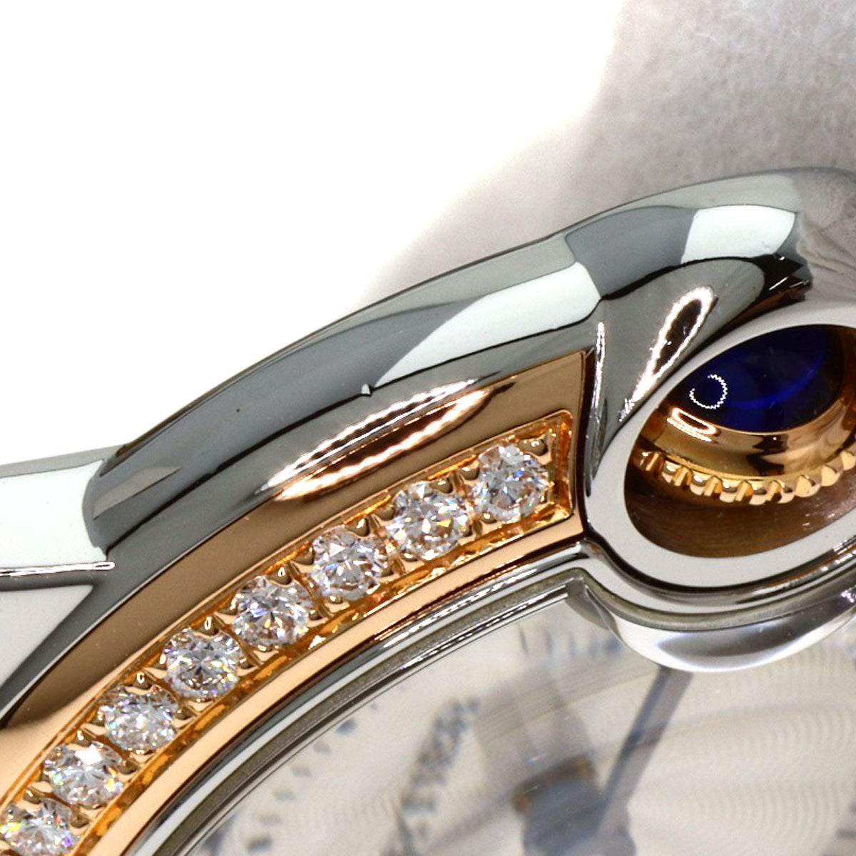 CARTIER カルティエ W3BB0009 バロンブルー 28mm 腕時計 SS レディース 中古