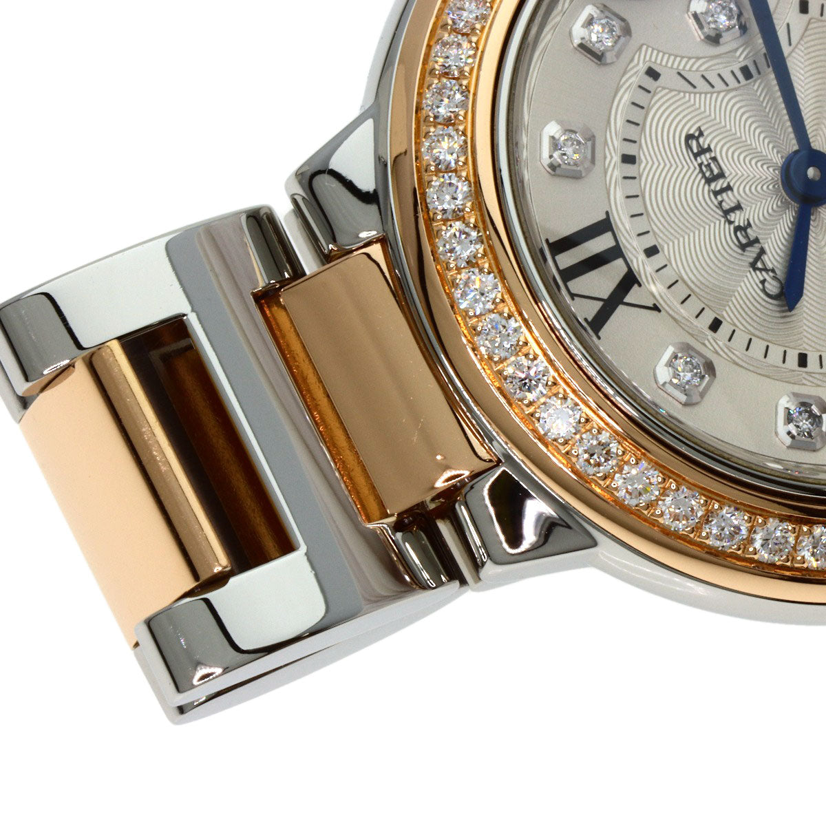 CARTIER カルティエ W3BB0009 バロンブルー 28mm 腕時計 SS レディース 中古