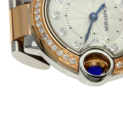 CARTIER カルティエ W3BB0009 バロンブルー 28mm 腕時計 SS レディース 中古