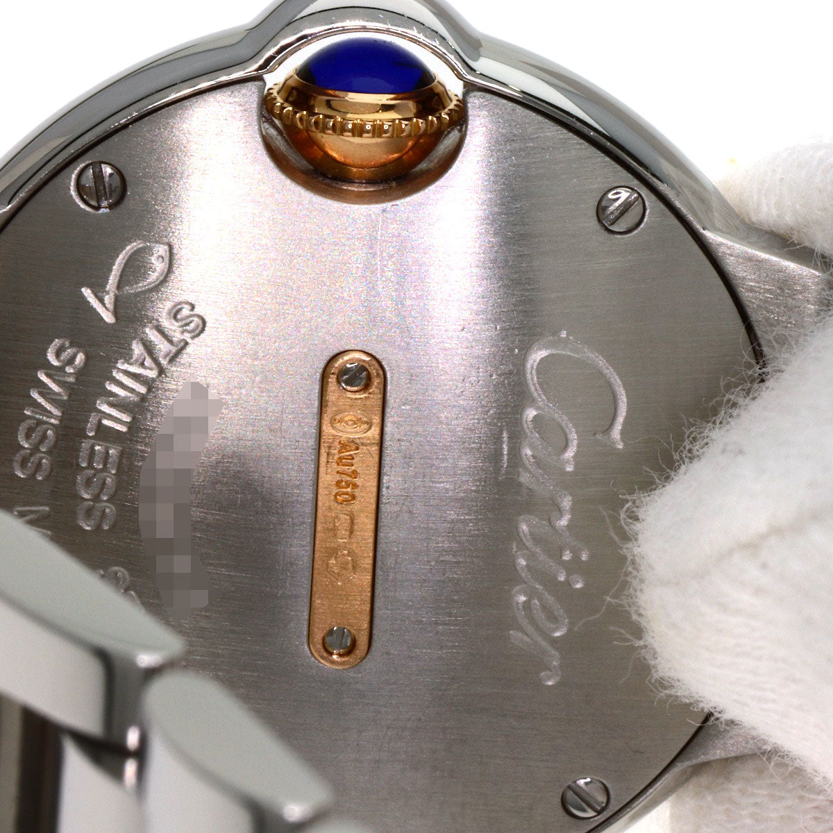 CARTIER カルティエ W3BB0009 バロンブルー 28mm 腕時計 SS レディース 中古