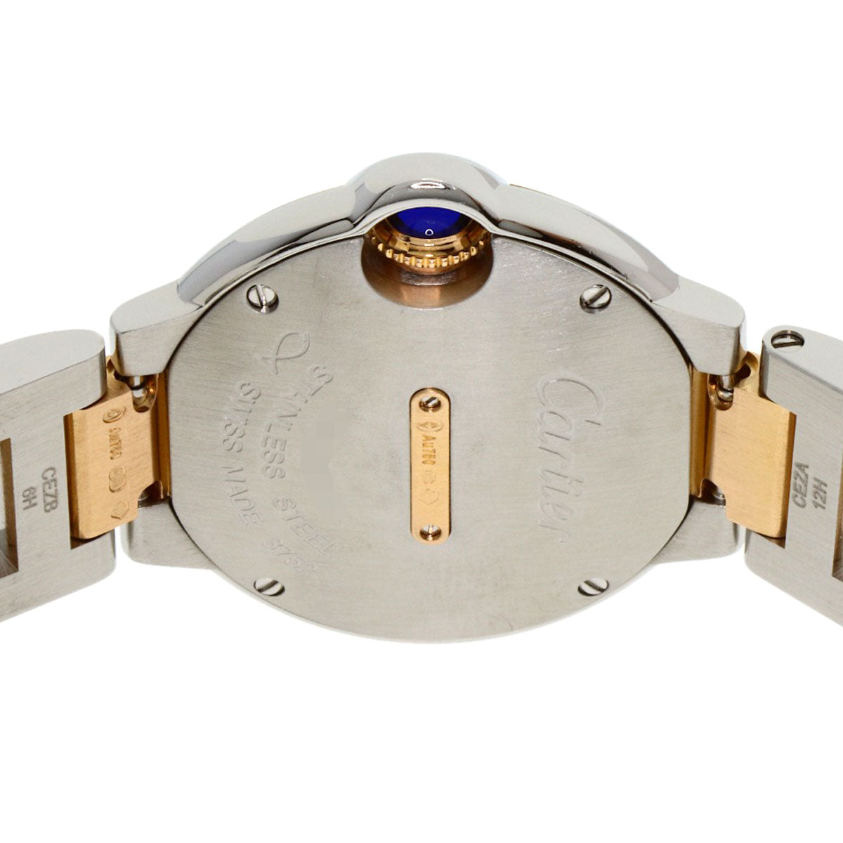 CARTIER カルティエ W3BB0009 バロンブルー 28mm 腕時計 SS レディース 中古