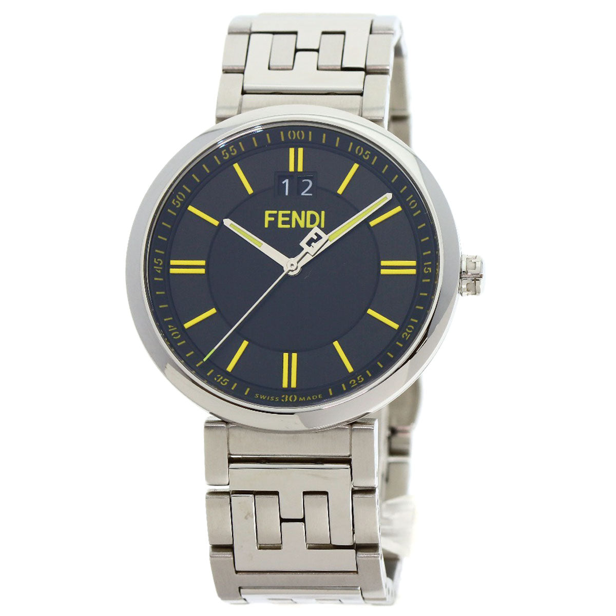 FENDI フェンディ フォーエバー デイト 腕時計 SS メンズ 中古